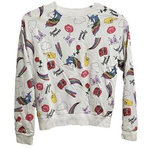 H&M Divided Girly Graphic Print Sweater Small